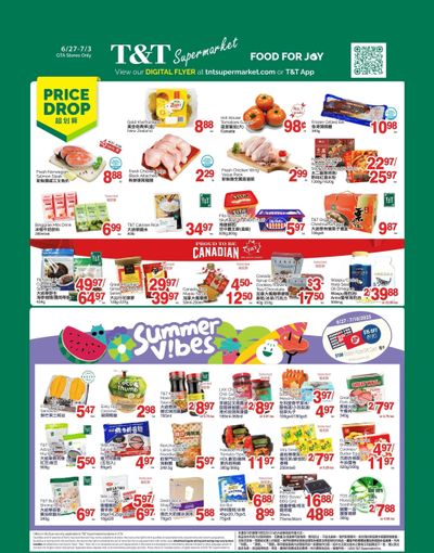 T&T Supermarket (GTA) Flyer June 27 to 3