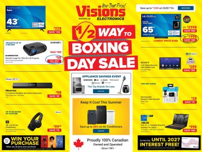Visions Electronics Flyer June 27 to July 3 Visions Electronics Flyer June 27 to July 3