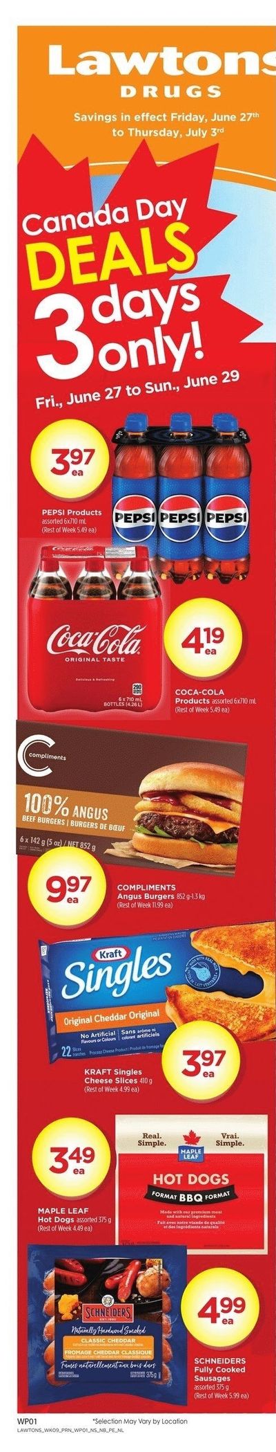 Lawtons Drugs Flyer June 27 to July 3 Lawtons Drugs Flyer June 27 to July 3
