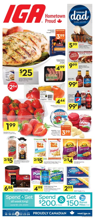 IGA (West) Flyer June 18 to 24