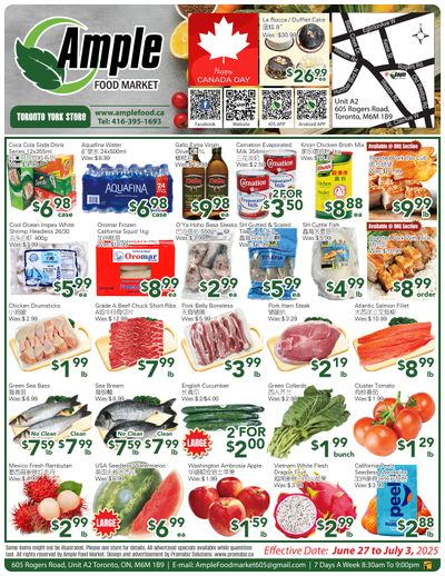 Ample Food Market (North York) Flyer June 27 to July 3