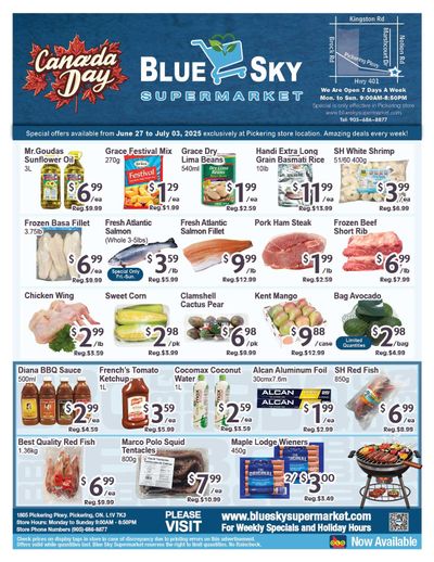 Blue Sky Supermarket (Pickering) Flyer June 27 to July 3