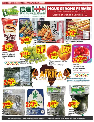 Btrust Supermarket (Montreal) Flyer June 26 to July 2 Btrust Supermarket (Montreal) Flyer June 26 to July 2