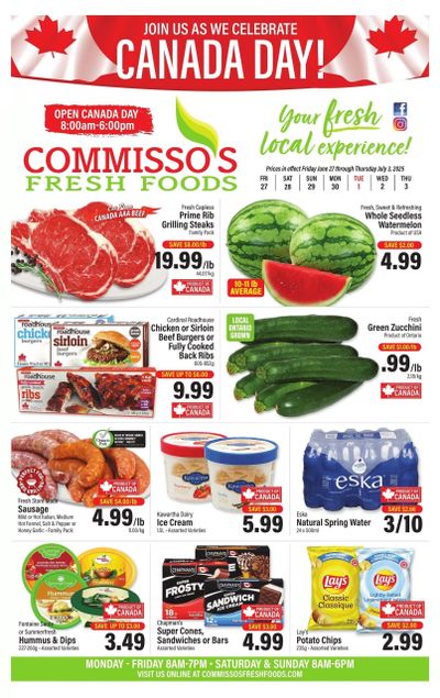 Commisso's Fresh Foods Flyer June 27 to July 3