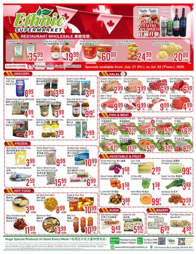 Ethnic Supermarket (Guelph) Flyer June 27 to July 3