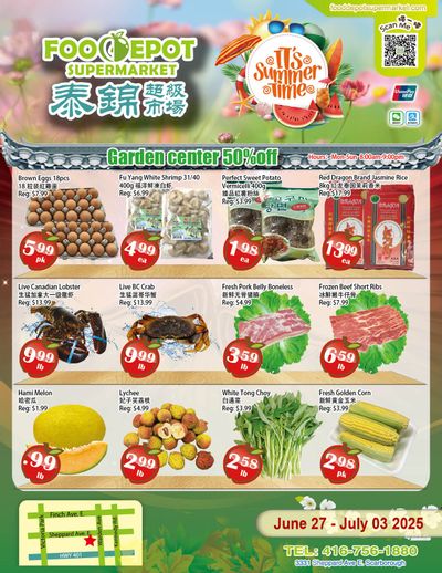 Food Depot Supermarket Flyer June 27 to July 3 Food Depot Supermarket Flyer June 27 to July 3