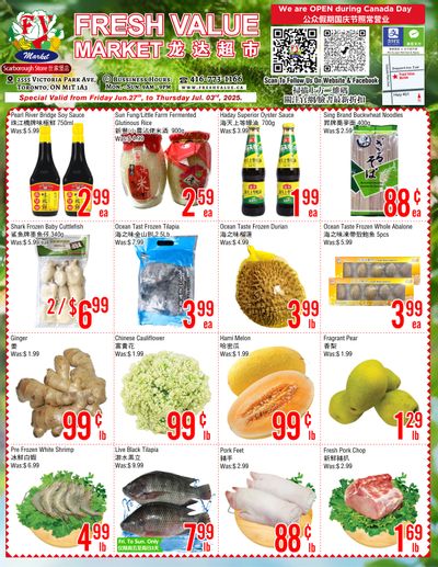 Fresh Value (Scarborough) Flyer June 27 to July 3