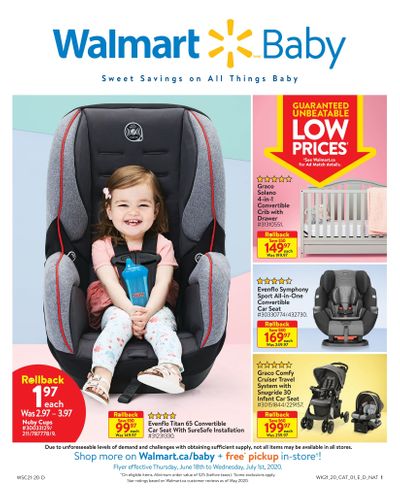 Walmart Baby Flyer June 18 to July 1