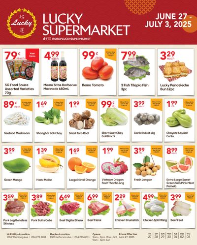 Lucky Supermarket (Winnipeg) Flyer June 27 to July 3 Lucky Supermarket (Winnipeg) Flyer June 27 to July 3