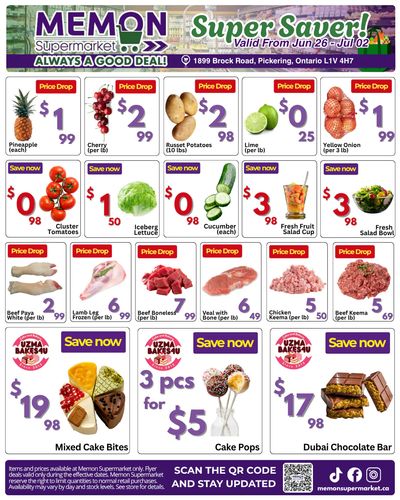Memon Supermarket Flyer June 26 to July 2 Memon Supermarket Flyer June 26 to July 2