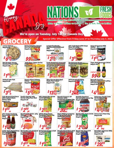 Nations Fresh Foods (Brampton) Flyer June 27 to July 3