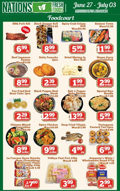 Nations Fresh Foods (Mississauga) Flyer June 27 to July 3