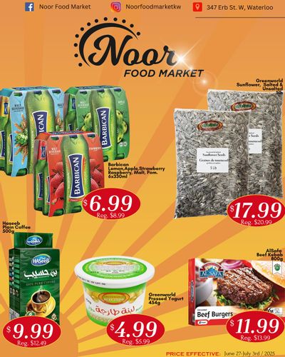 Noor Food Market Flyer June 27 to July 3 Noor Food Market Flyer June 27 to July 3