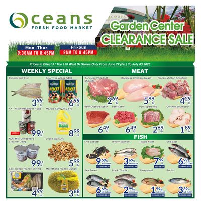 Oceans Fresh Food Market (Brampton) Flyer June 27 to July 3