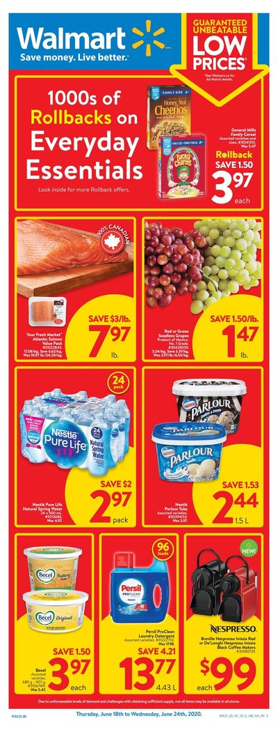Walmart (Atlantic) Flyer June 18 to 24
