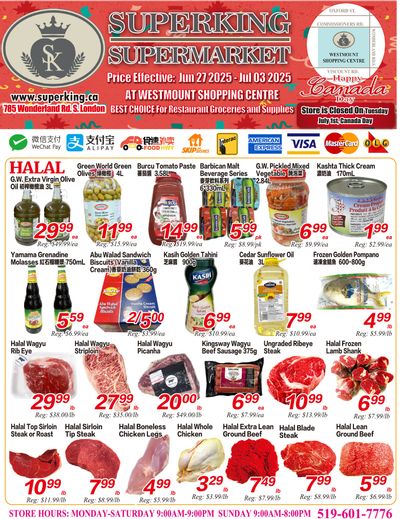 Superking Supermarket (London) Flyer June 27 to July 3 Superking Supermarket (London) Flyer June 27 to July 3