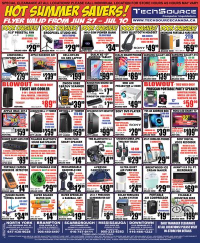 TechSource Flyer June 27 to July 10 TechSource Flyer June 27 to July 10