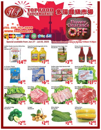 Top Food Supermarket Flyer June 27 to July 3