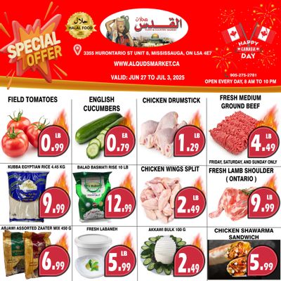 Al-Quds Supermarket Flyer June 27 to July 3 Al-Quds Supermarket Flyer June 27 to July 3