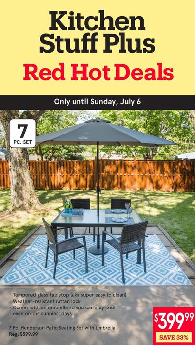 Kitchen Stuff Plus Red Hot Deals Flyer June 30 to July 6
