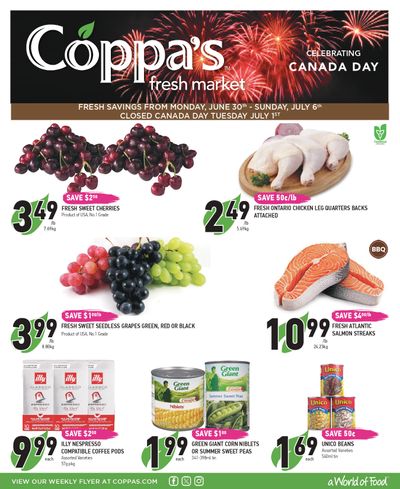 Coppa's Fresh Market Flyer June 30 to July 6 Coppa's Fresh Market Flyer June 30 to July 6