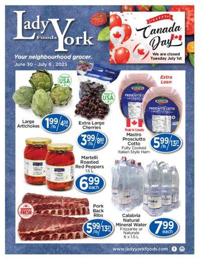 Lady York Foods Flyer June 30 to July 6