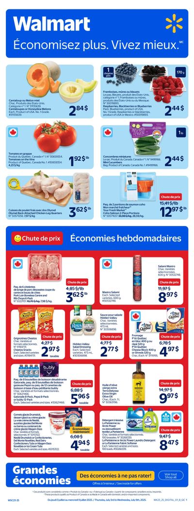 Walmart (QC) Flyer July 3 to 9