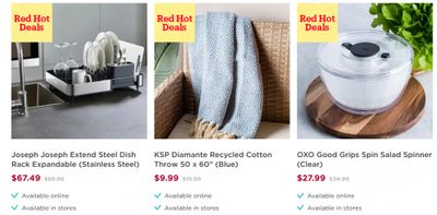 Kitchen Stuff Plus O Canada Sale up to 66% off + Red Hot Deals