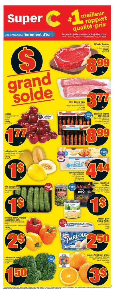 Super C Flyer July 3 to 9 Super C Flyer July 3 to 9