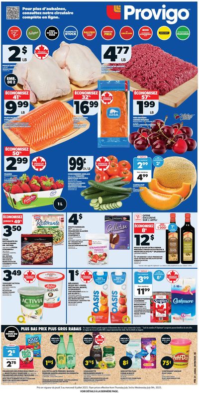 Provigo Flyer July 3 to 9 Provigo Flyer July 3 to 9