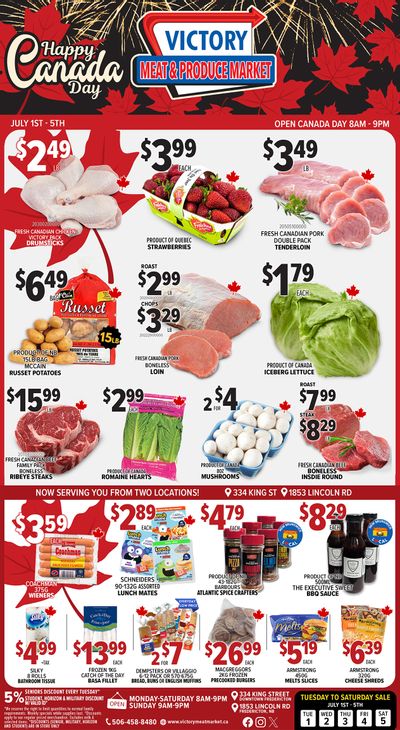 Victory Meat Market Flyer July 1 to 5 Victory Meat Market Flyer July 1 to 5