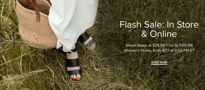 Hudson’s Bay Canada Online Flash Sale: Today, Save up to 50% Off Women’s Shoes, Select Styles Starting at $29.99!
