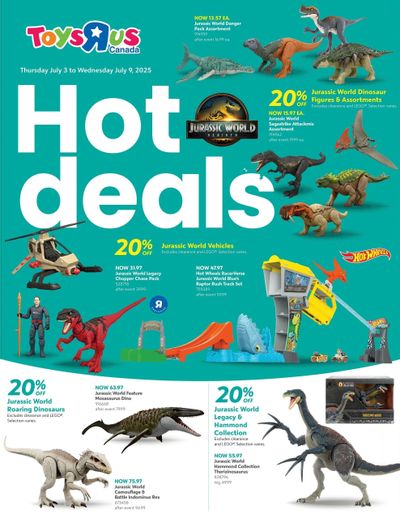 Toys R Us Flyer July 3 to 9