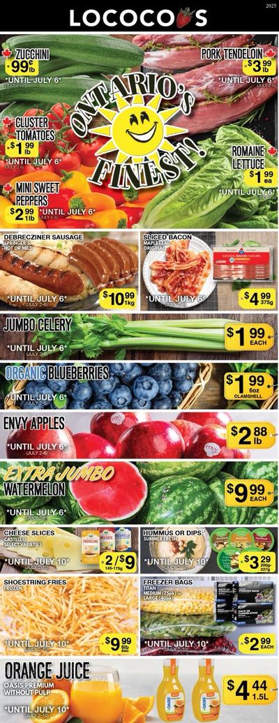 Lococo's Flyer July 1 to 6 Lococo's Flyer July 1 to 6