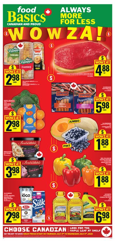 Food Basics Flyer July 3 to 9