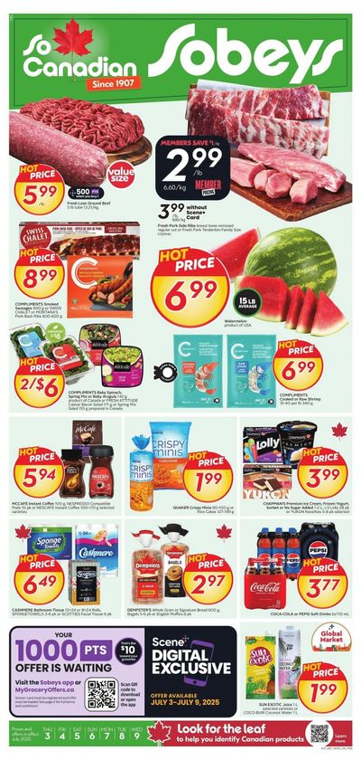 Sobeys (ON) Flyer July 3 to 9
