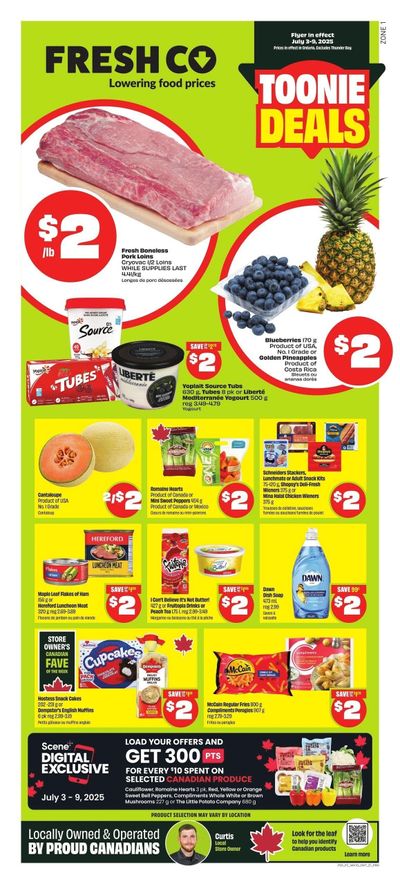 FreshCo (ON) Flyer July 3 to 9