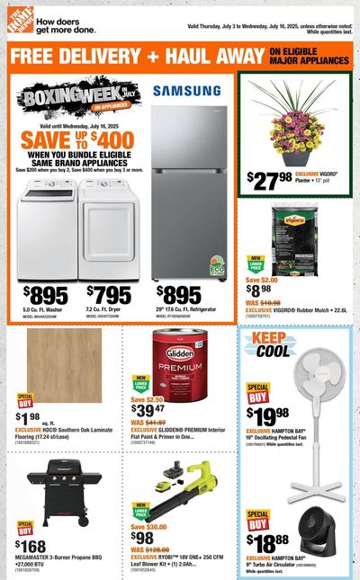 Home Depot (ON) Flyer July 3 to 16