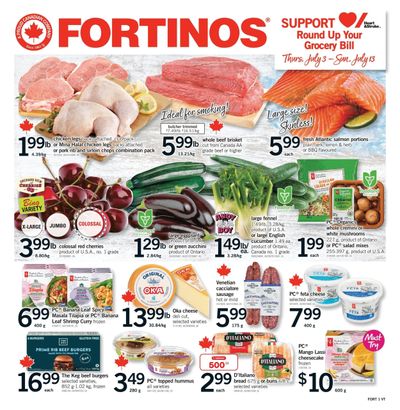 Fortinos Flyer July 3 to 9