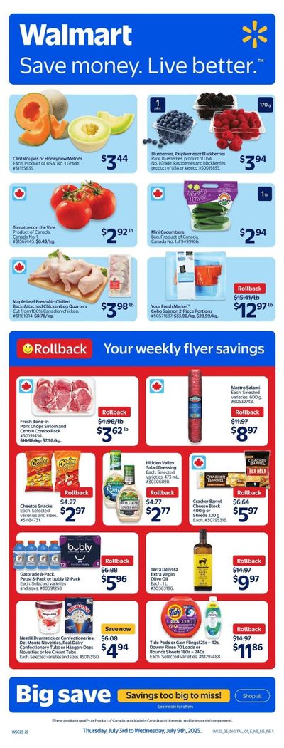 Walmart (NS) Flyer July 3 to 9