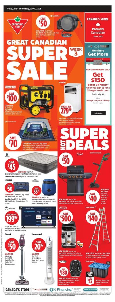 Canadian Tire (West) Flyer July 4 to 10