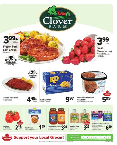 Clover Farm (Atlantic) Flyer July 3 to 9