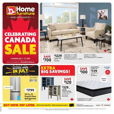 Home Furniture (ON) Flyer July 3 to 13