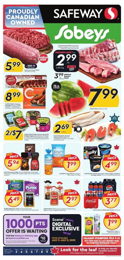 Sobeys/Safeway (AB) Flyer July 3 to 9