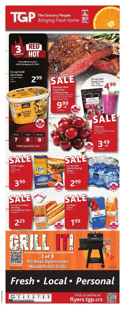 TGP The Grocery People Flyer July 3 to 9