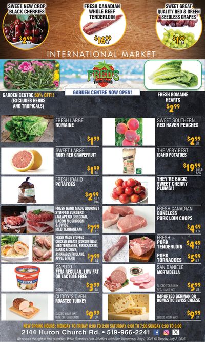 Fred's Farm Fresh Flyer July 2 to 8