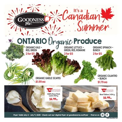 Goodness Me Flyer July 2 to 8