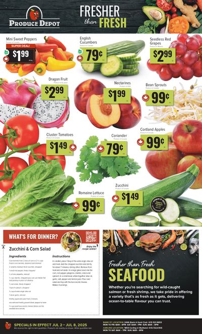 Produce Depot Flyer July 2 to 8