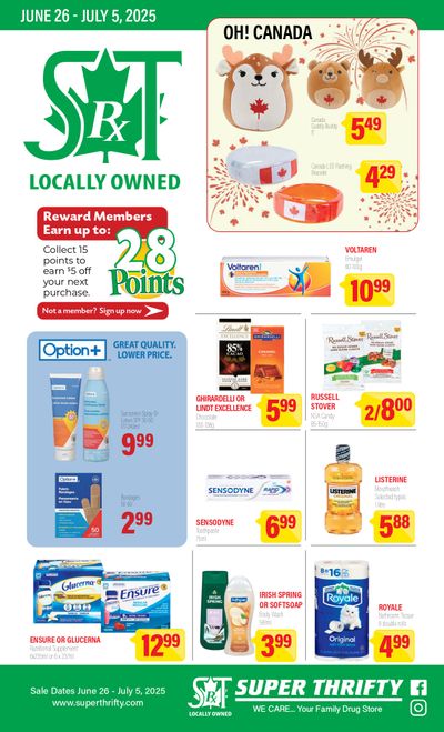 Super Thrifty Flyer June  26 to July 5