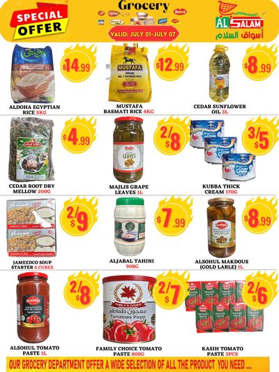 Al-Salam Supermarket Flyer July 1 to 7
